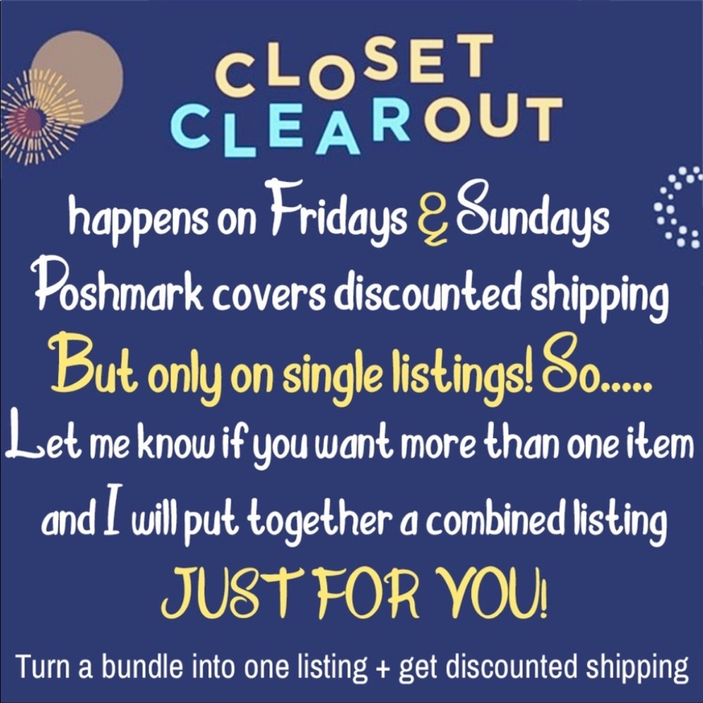 TODAY ONLY SHIPPING $6.99 🎉 Closet Clear Out! - Picture 2 of 3